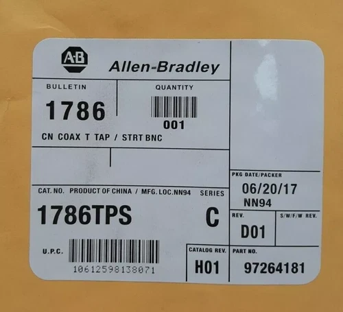 1786-TPS New Allen-Bradley Sealed ControlNet 1 m Coaxial Straight T-Tap ...