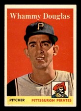 1958 Topps Baseball #306 Whammy Douglas EX/MT *e1