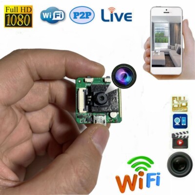 For Smart Phone wifi wireless DIY Button lens IP smallest Mini 1080P HD camera