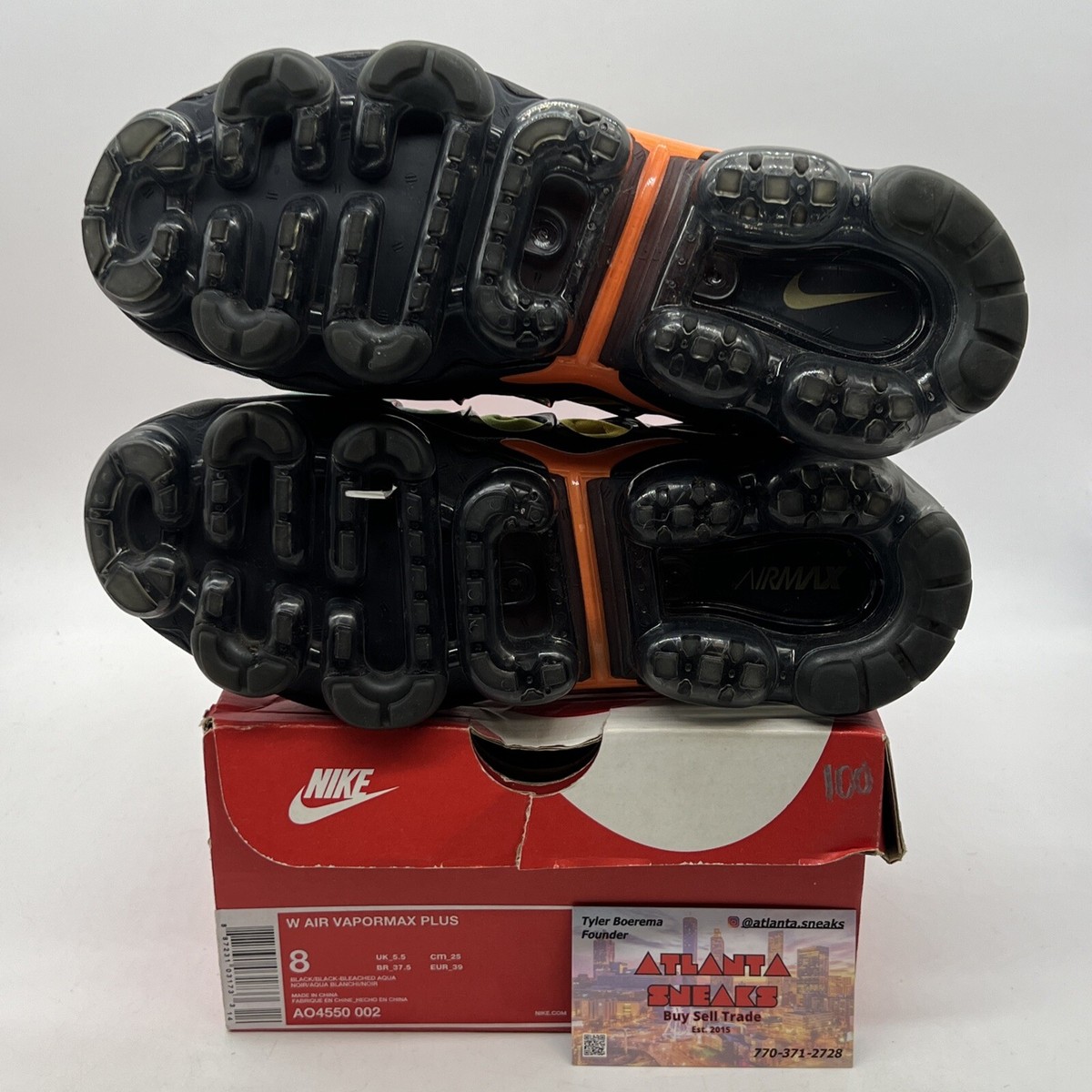 vapormax sunset orange