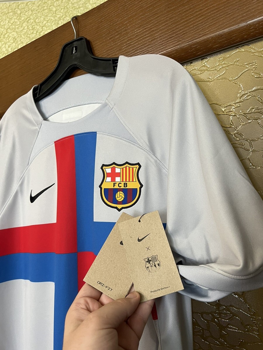 NIKE FC BARCELONA 22/23 DRI-FIT STADIUM SS THIRD SHIRT