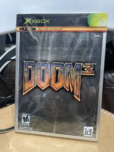 Doom 3: Limited Collector's Edition Steelbook Microsoft Xbox 2005. FAST SHIPPING