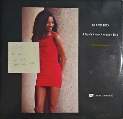 Black Box  I Don't Know Anybody Else Vinyl Record VG/VG PT 43480 1990
