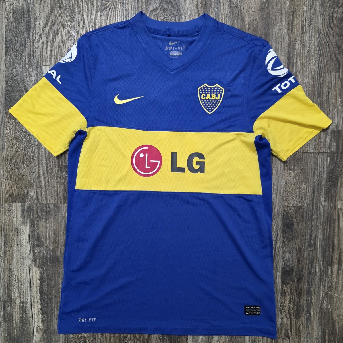Nike Boca Juniors Jrs Atletico Argentina Football Soccer Shirt