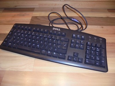 Dell RT7D20 PS2 Tastatur Computer PC Keyboard Schwarz Computertastatur *TOP*