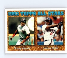 1994 Topps All-Stars Barry Bonds / Albert Belle #390