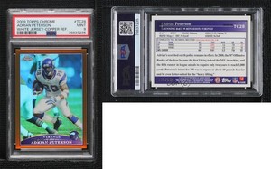 2009 Topps Chrome Copper Refractor /649 Adrian Peterson #TC28 PSA 9 MINT