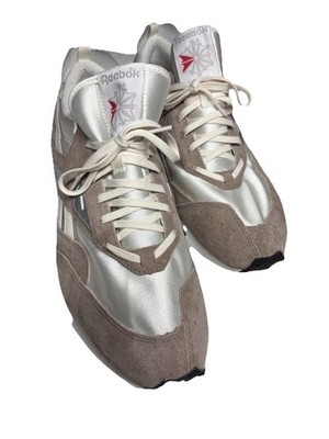 Reebok LX2200 Classic Leather Mens Sneaker Taupe Running Shoe Athletic Sz 13
