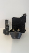 Vintage Black Leather Camera Half Case and Top Cover for Film Camera