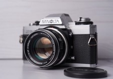 Minolta XG-M 35mm SLR Film Camera with Minolta MC Rokkor-PF 55mm f/1.7 Lens