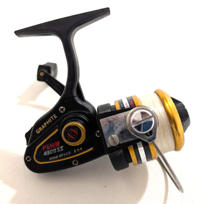 Penn 4300 SS Graphite Spinning Fishing Reel - Light Salt & Fresh