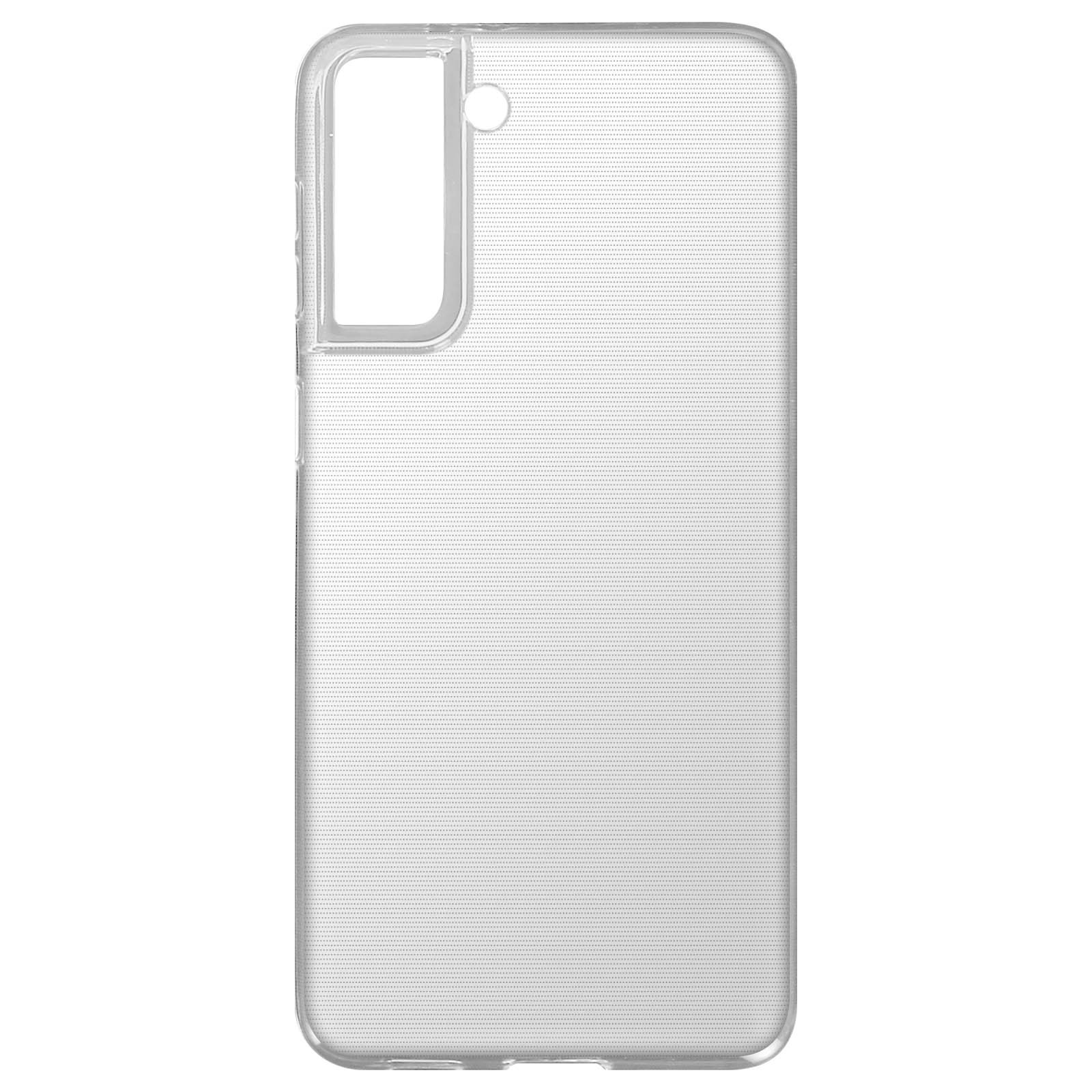 Coque silicone Galaxy S21 Plus transparente anti-jaunissement et traces