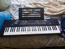 RockJam RJ5061 61-Key Electronic Keyboard, Built-in Speaker, Music Stand