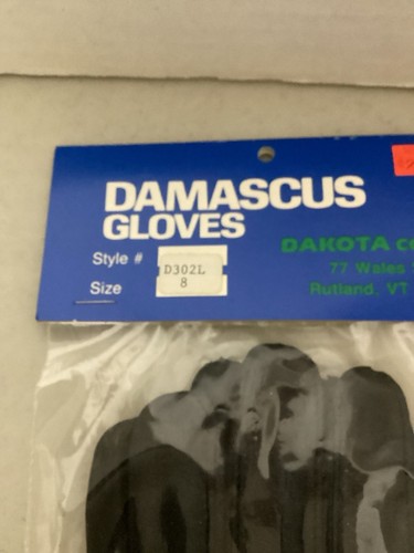NIP: Damascus Leather Gloves Sz 8/Style D302L