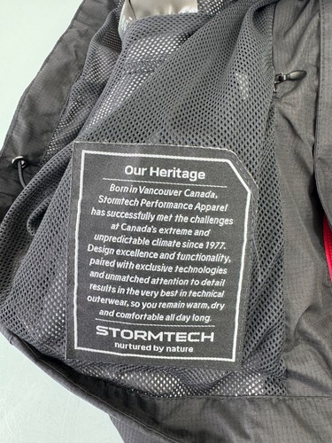 Chevy Corvette Stormtech Regenmantel mit Kapuze wasserdichte Jacke Herren Medium M Full Zip - Bild 12 von 13