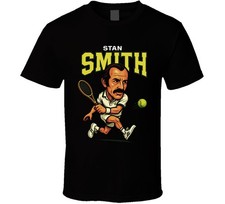 Stan Smith Vintage Retro Caricature Tennis Player T Shirt