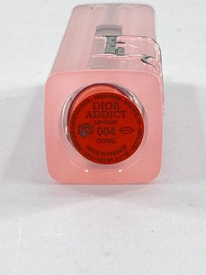 Dior Addict Lip Glow Lip Balm- 004 Coral- .11OZ/3.2G | eBay