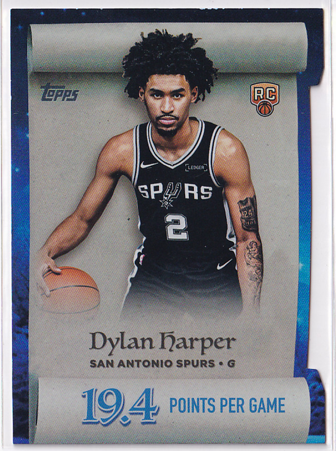 2025-26 Topps Holiday Making The Nice List #ML-2 Dylan Harper RC