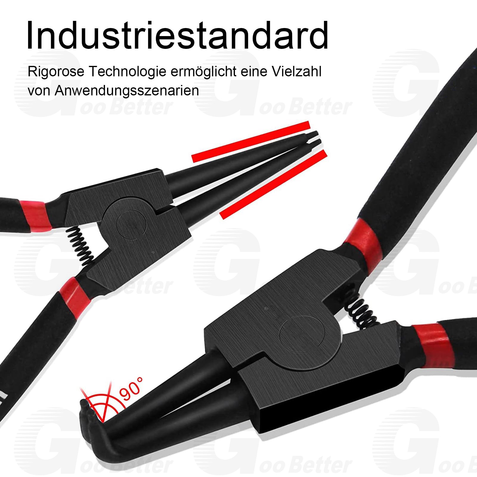 300Pc External Snap Ring Pliers Assortment Kit Circlip C-Clip Retaining Ring Set