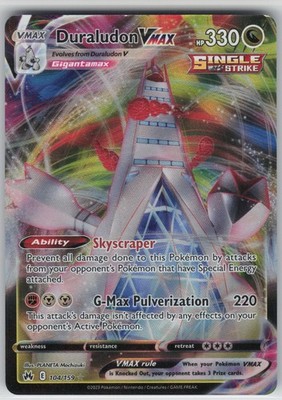 Duraludon VMAX Ultra Rare Crown Zenith 104/159 NM