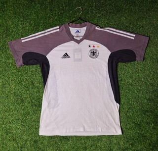 DFB Adidas Vintage Training Shirt 2002 White/Grey M (D5)