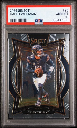 2024 Panini Select - Concourse Caleb Williams #25 (RC) PSA 10