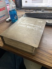 BINDER of 11 1974 Johnson OutboardS Boat Motor Service Repair Manuals