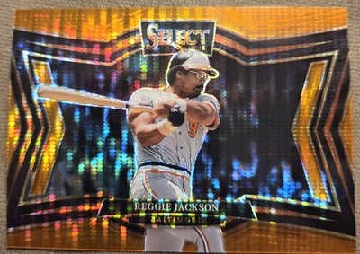 2025 Select Diamond Level /49 Reggie Jackson Orange Pulsar Prizm. #4 and #6. SP