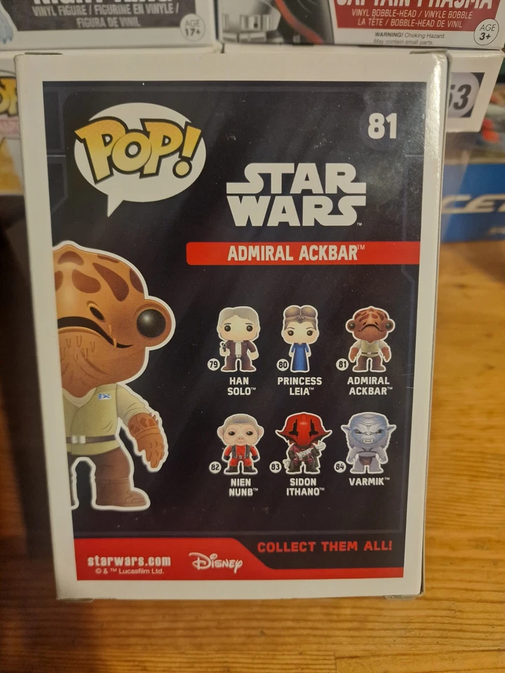 Funko 6585 Pop! Star Wars - Admiral Ackbar - Image 3 of 4