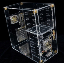 Fast CS-A820 clear acrylic transparent ATX Mid tower computer desktop PC case