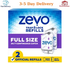 ZEVO Indoor Flying Insect Trap Refill Cartridges (2 Refill Cartridges)