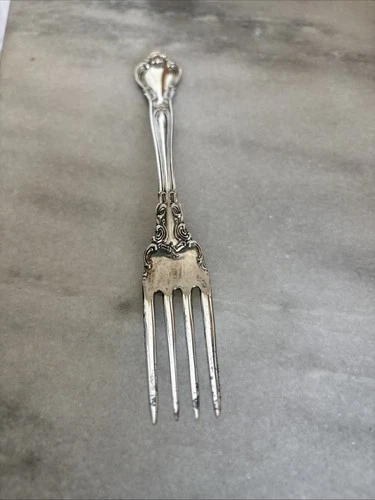Antique Sterling Silver Chantilly Gorham Meat Fork