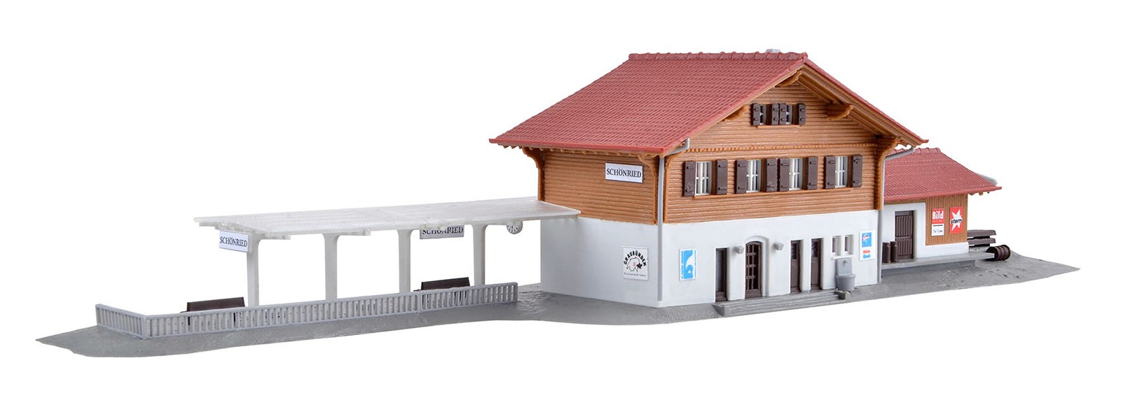 Kibri 37410 - N Train Station Schönried - New