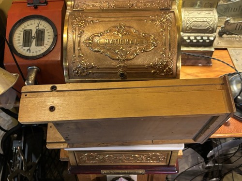 Antique Wood Cash Register Drawer NEW OLD STOCK L@@K NCR - Picture 10 of 16