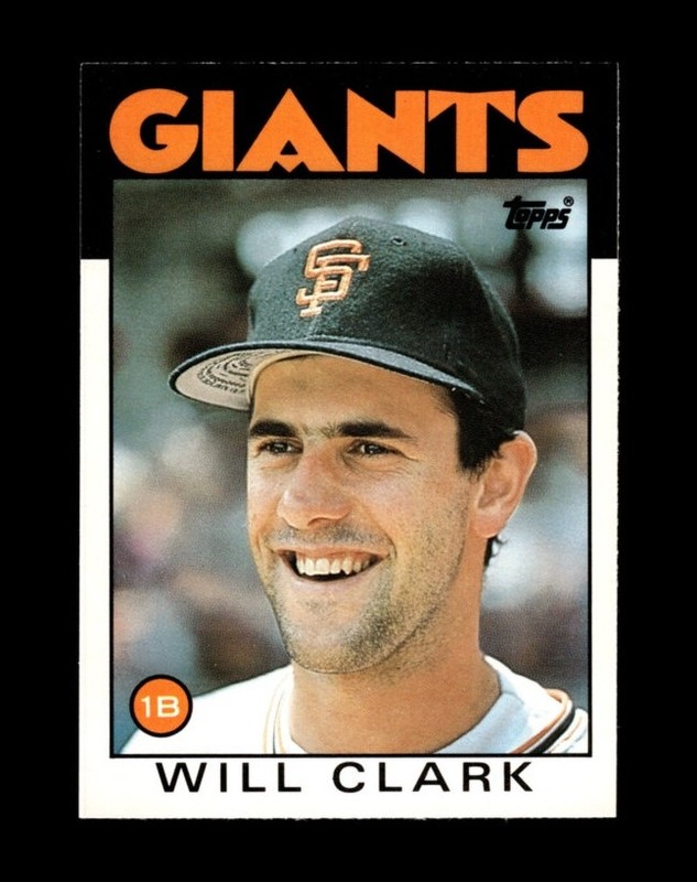 1986 Topps Traded Set-Break # 24T Will Clark NR-MINT *GMCARDS*