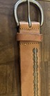 Vintage  Abercrombie Brown Leather Belt size Women's M/L 38” — photo 4