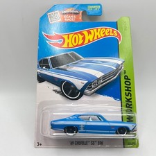 Hot Wheels 69 Chevelle SS 396 Light Blue 231/250 HW Workshop 1:64 Diecast