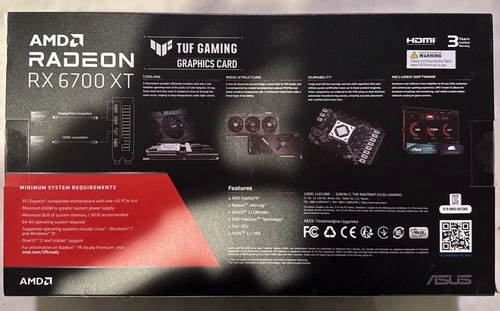 ASUS TUF Gaming Radeon RX 6700 XT - Thumbnail 3