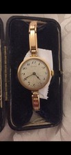 Rare Antique Rolex Watch 9ct Gold 1925 WITH ORIGINAL BOX AND RECEIPT Hallmarked