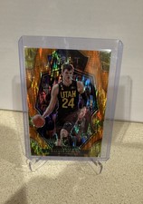 2022-23 Panini Select - Premier Level Walker Kessler #187 Orange Flash Prizm...