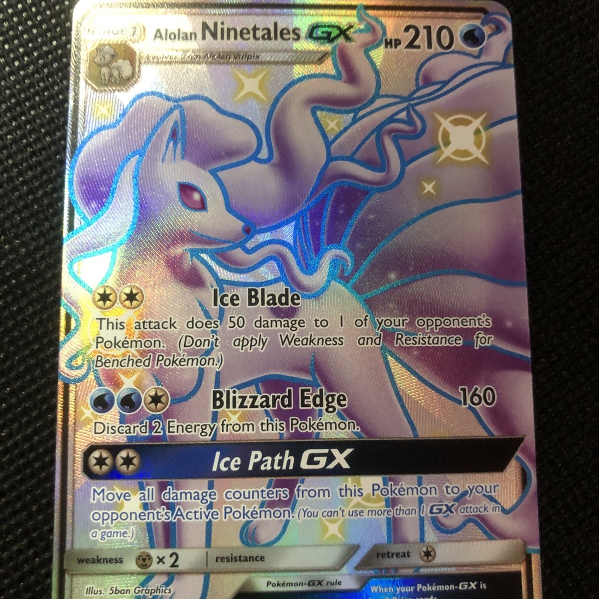 Alolan Ninetales GX - SV53/SV94 - Shiny Ultra Rare Mint | eBay
