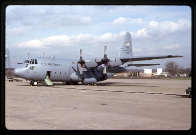 USAF Lockheed C-130E 63-7823 Nov 92 Kodachrome Slide/Dia C26