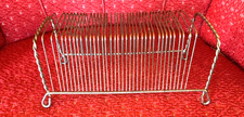 Vintage Gold/Brass Wire Record/LP holder 36 45 s mcm mid century storage