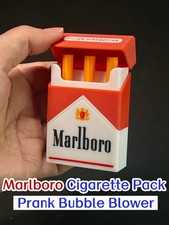 Marlboro Cigarette Pack Prank Bubble Blower