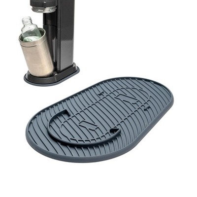 mixcover Silikonmatte, Abtropfmatte, Untersetzer kompatibel mit SodaStream Cryst