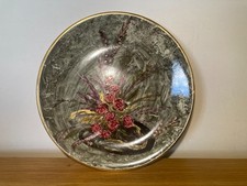 Vintage 1970s Weatherby Falcon Ware Hand-Painted Cabinet Plate, I. Lobb 1977