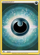 Darkness Energy 158/159 Ultra Rare Crown Zenith Pokemon Holo Lightly Played