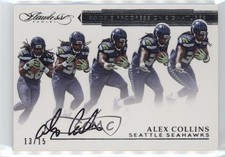 2016 Flawless Rookie Progression Signatures Silver 13/15 Alex Collins Auto 9l4
