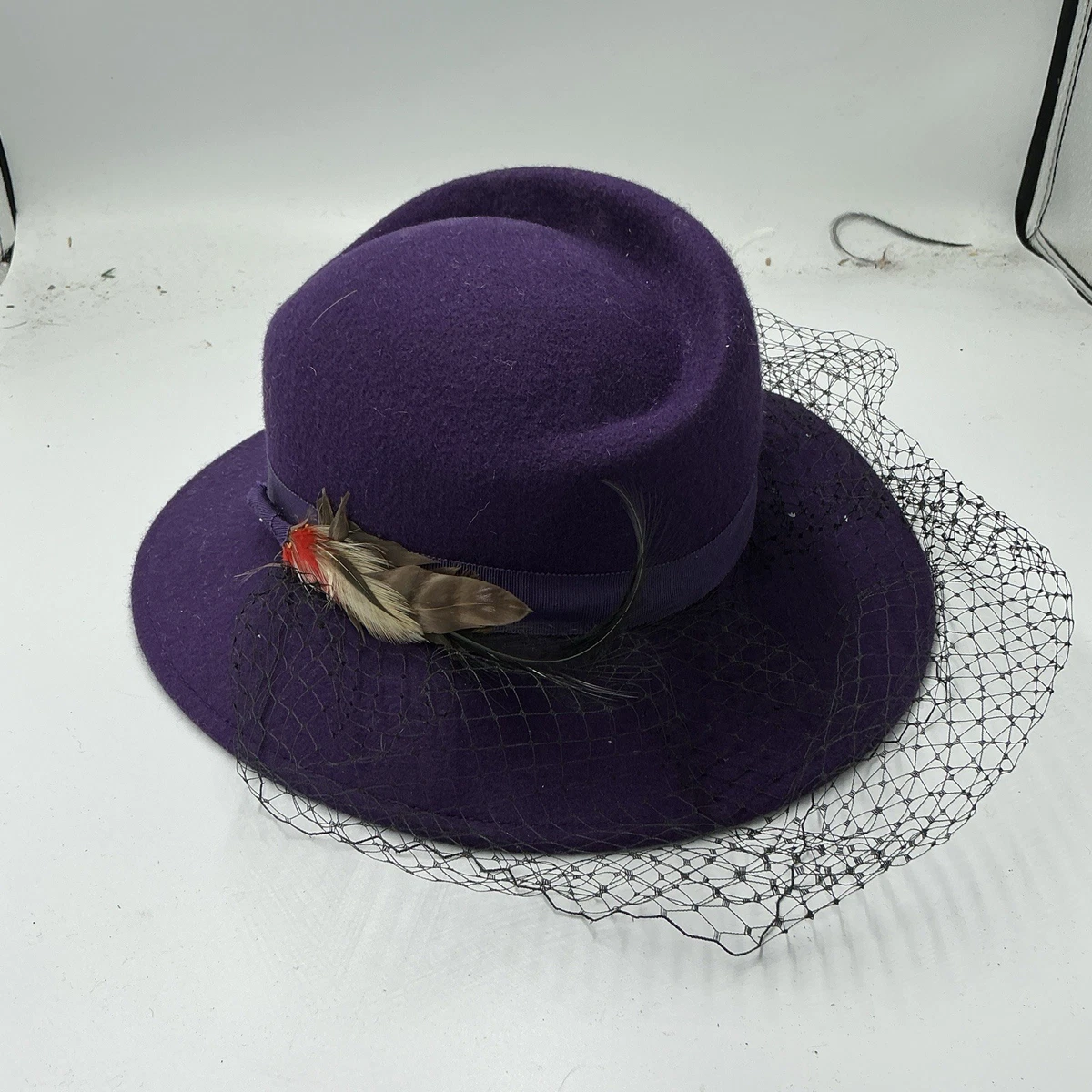Fedora Original 100% Wool Vintage Hats for Women for sale | eBay