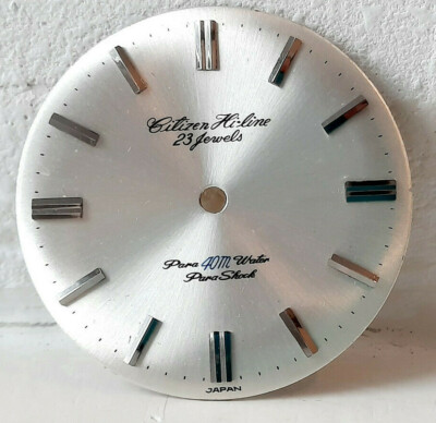 Genuine NOS Vintage Citizen Hi-Line Para 40M Water 23J Watch Dial 1960' 